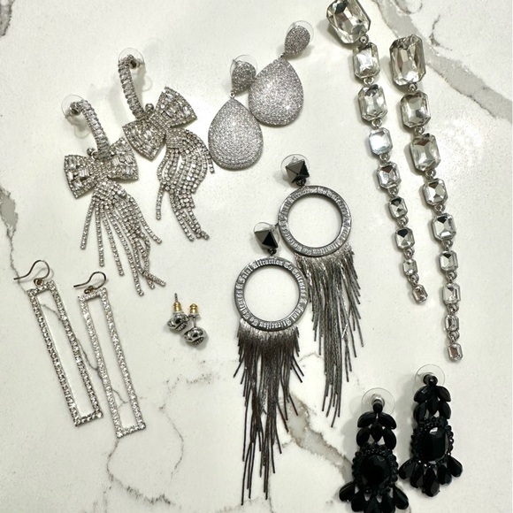 Fashion earrings bundle of 7 pairs - Picture 1 of 16